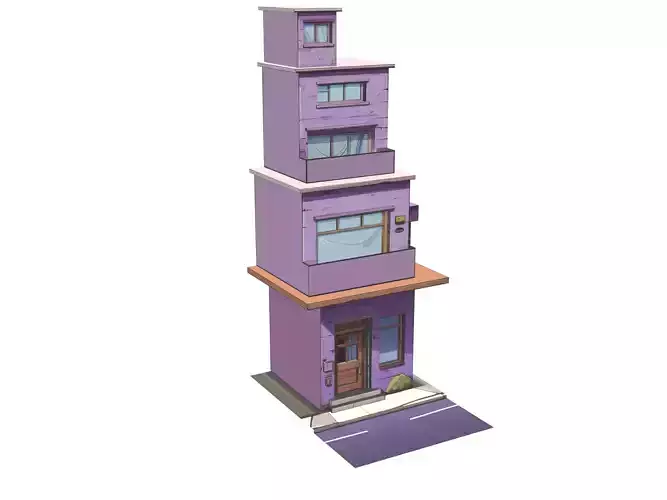 Tall Cartoon House