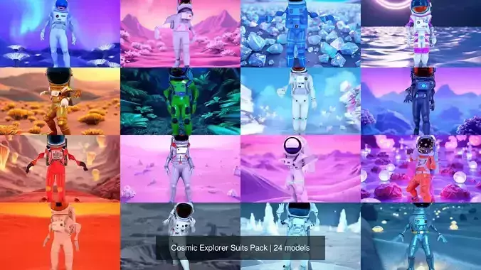 Cosmic Explorer Suits Pack