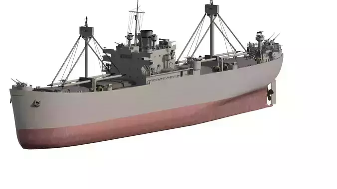 WW2 US NAVY CARGO CARRIER 