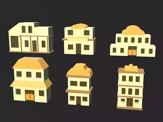 Cartoon Building Collection