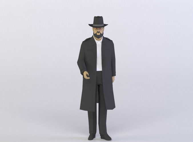 Man 109 3d model Low-poly 3D model