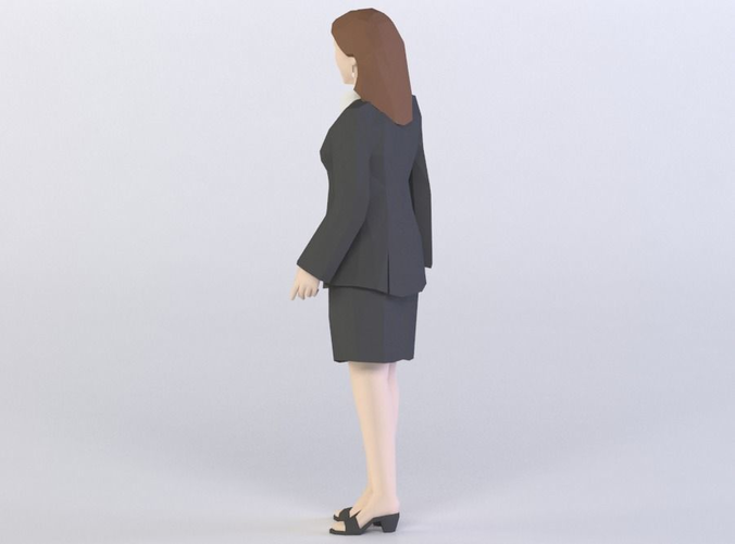 Female executives 3d model