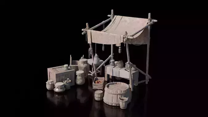 Medieval Bazar - Stall Tent 24