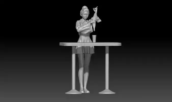 Chinese girl opens beer bottle 2