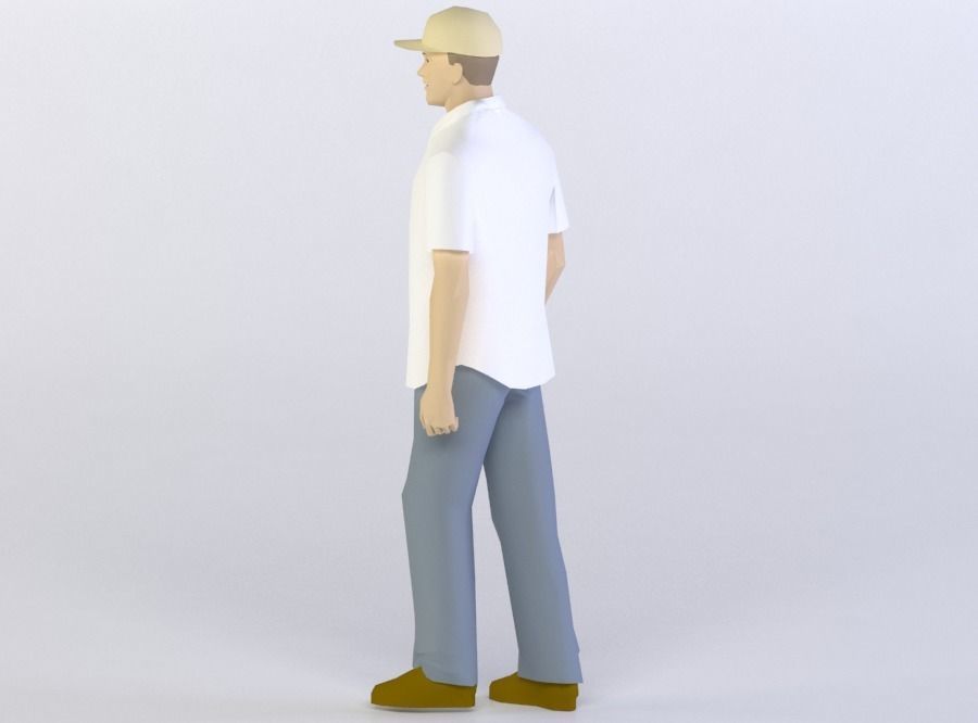 MEN 26 3D MODEL Low-poly 3D model_1
