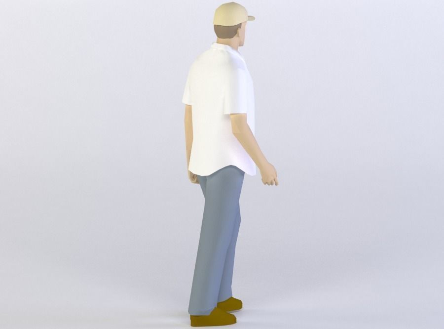 MEN 26 3D MODEL Low-poly 3D model_2
