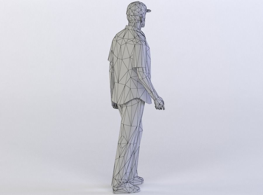 MEN 26 3D MODEL Low-poly 3D model_5