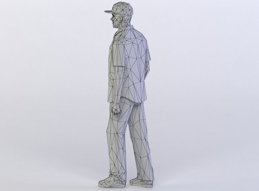 MEN 26 3D MODEL Low-poly 3D model_4