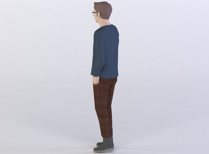 HIPSTER PEOPLE 10 3D MODEL