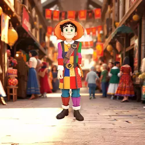 Colorful Adventurer Character model pack