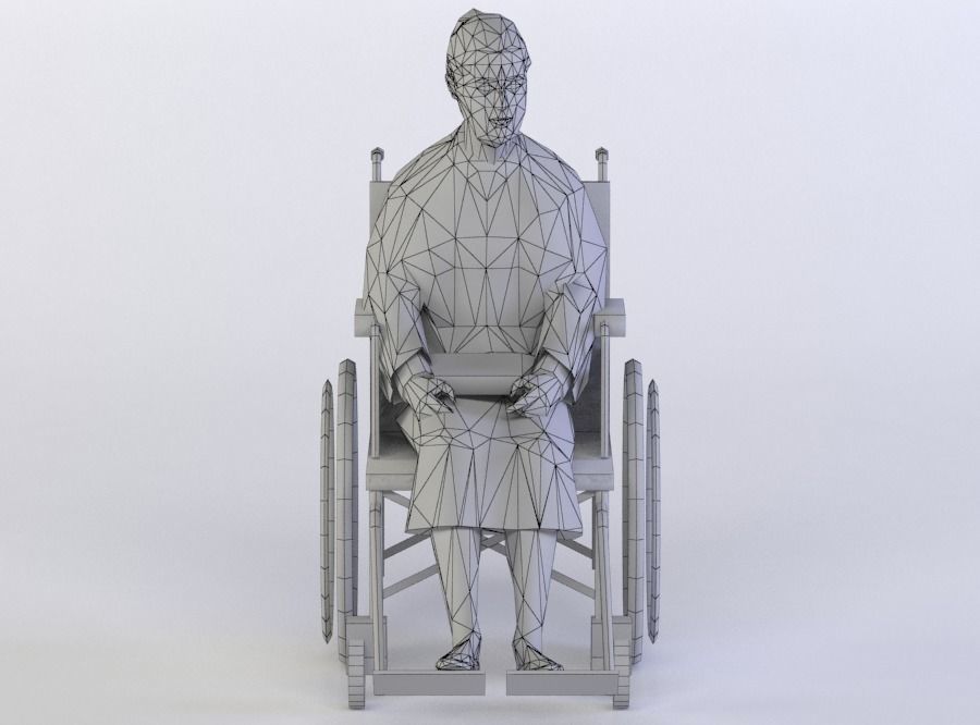 FEM 38 3D MODEL Low-poly 3D model_3