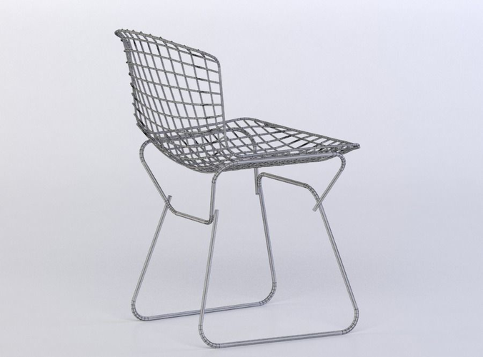 BERTOLIA SIDE CHAIR 3D MODEL