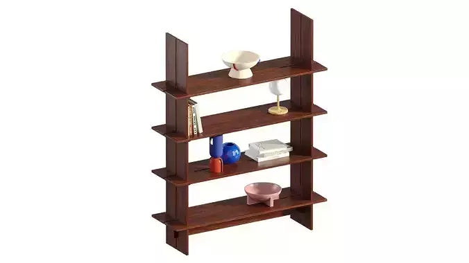 Pine Wood Shelf Unit Tottori Jotex Westwing