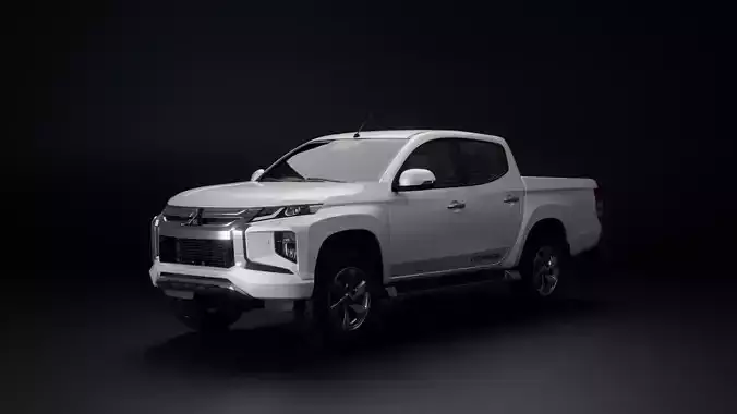 Mitsubishi L200 Pickup Truck 3D Model