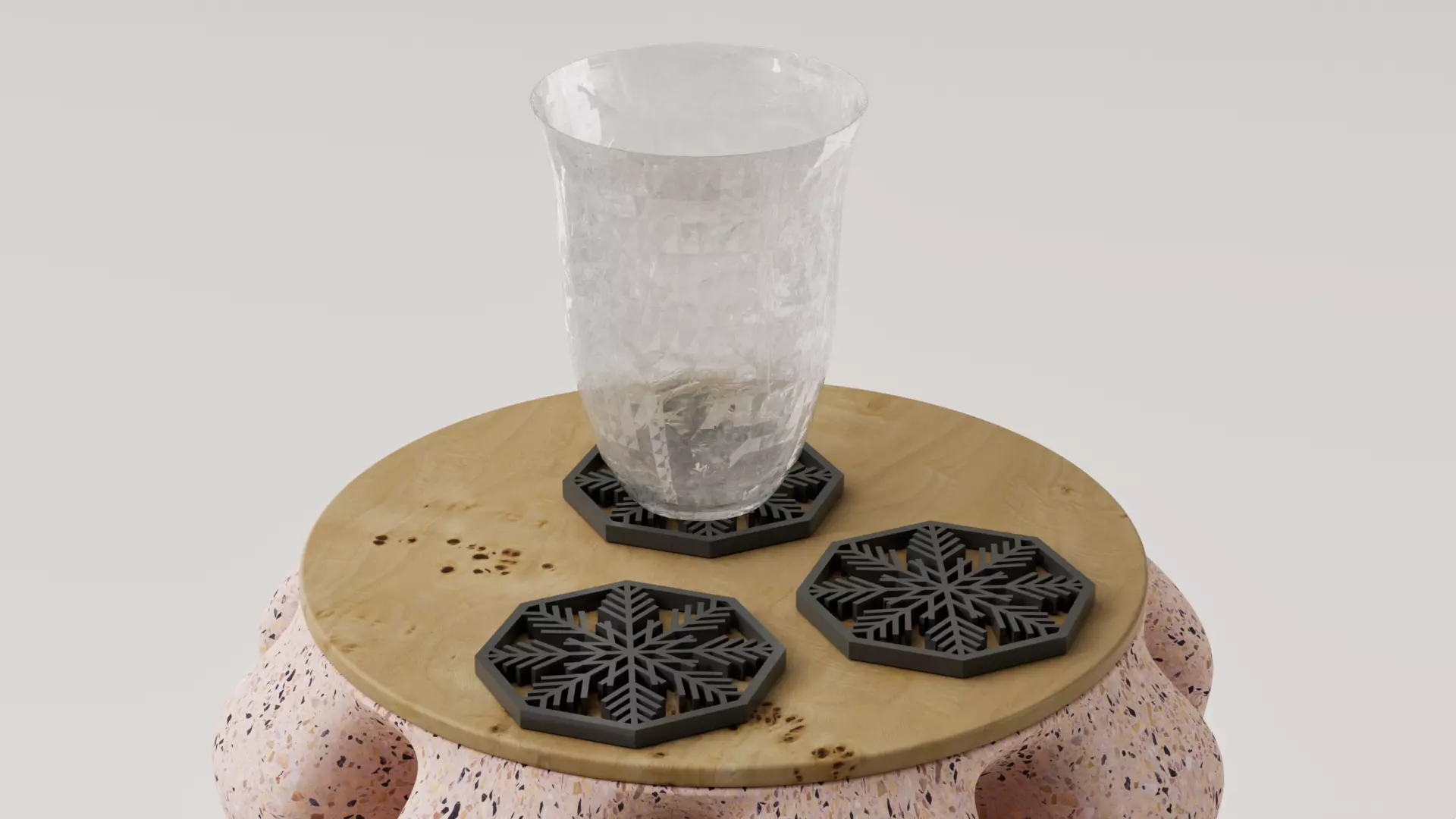 posa vaso navidad 3D print model