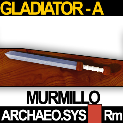 Roman Gladiator Murmillo Props Poser Daz 3D model_10
