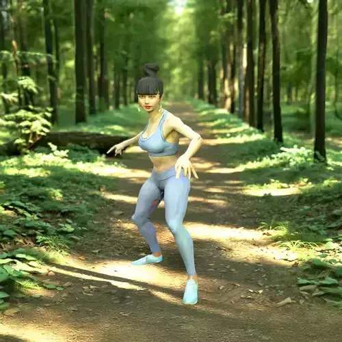 Athletic Model Woman model pack