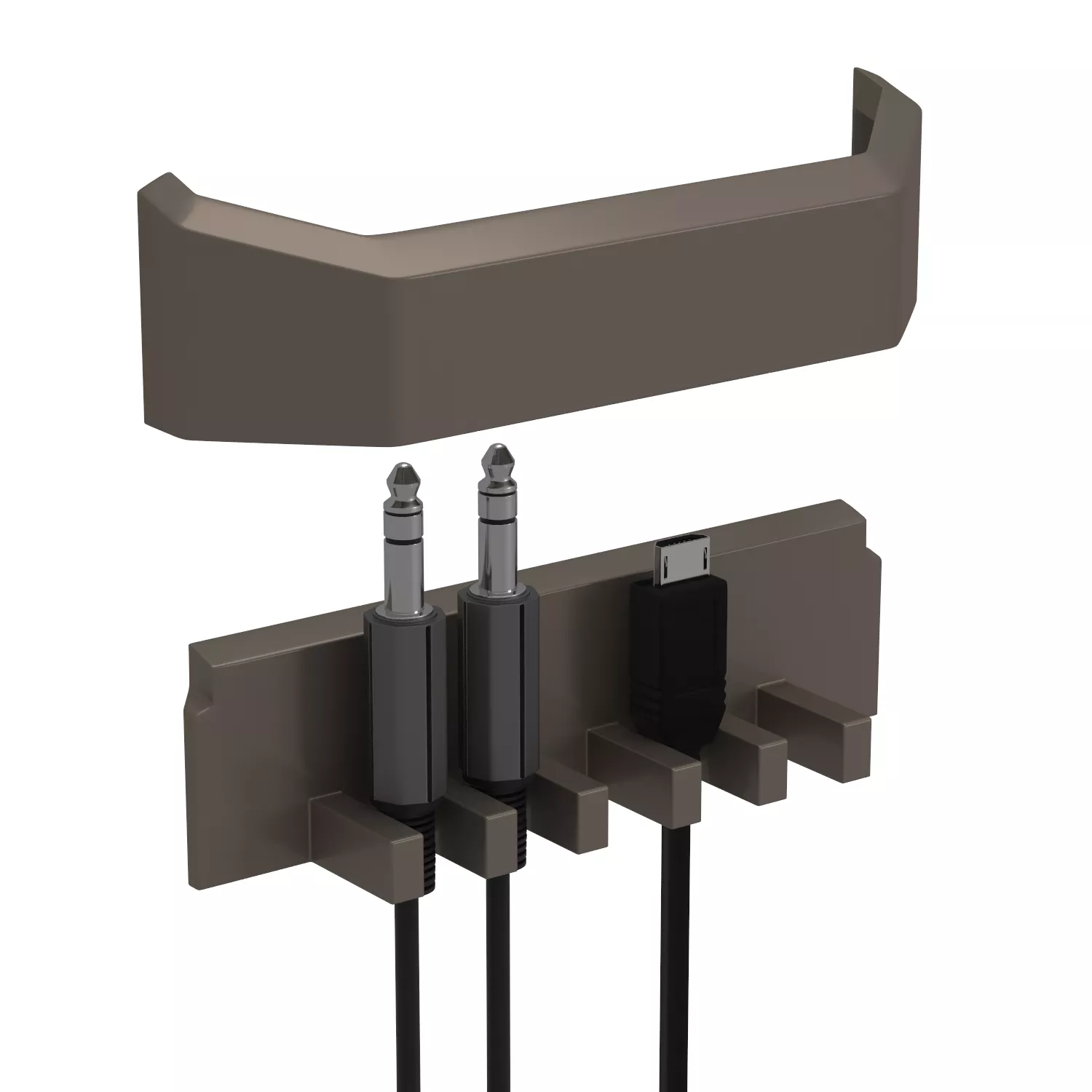 Cable Organizer - Modern Industrial Design Free 3D print model