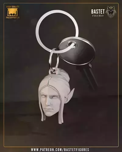 Minthara Keychain I Baldurs Gate 3 3D print model