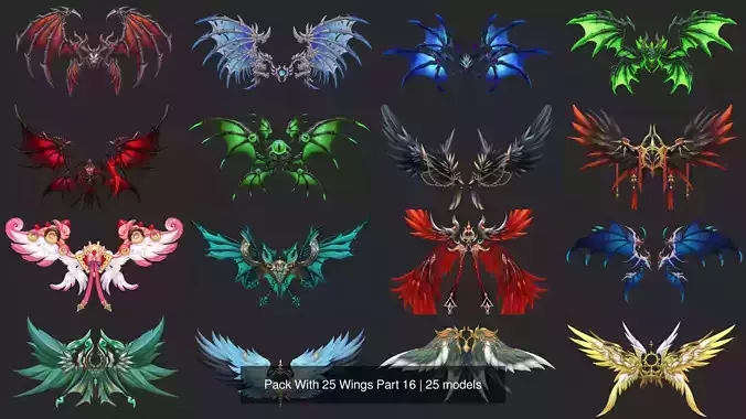 Pack With 25 Wings Part 16