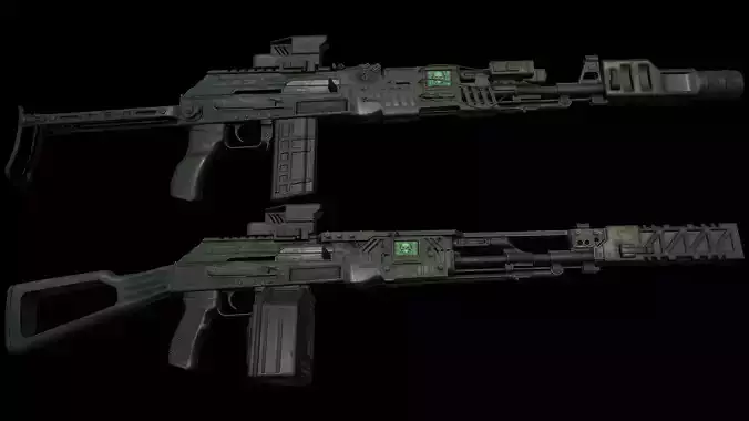 AK47 CyberShot and Shadow Rage SciFi - Premium Edition