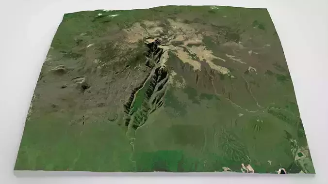 Mountain landscape Volcano Hallasan South Korea