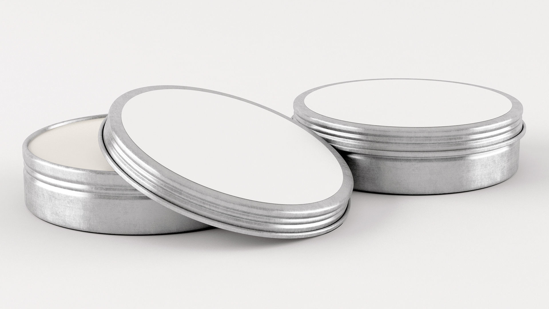 Cosmetic tin can 3D model_1