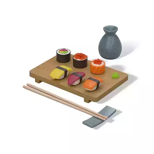 Japanese Food Set 01