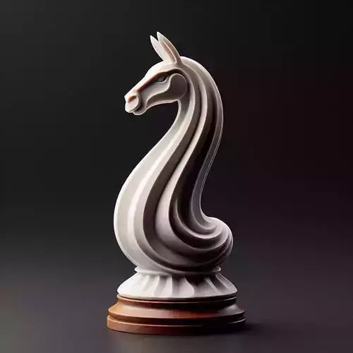 Minimalist Llama Chess Piece
