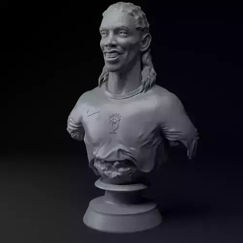 Ronaldinho Premium 3D Bust STL