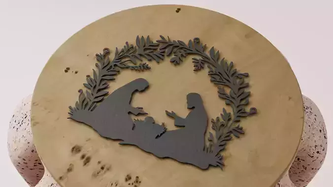 Pesebre de pared - Navidad