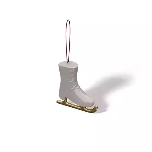 Christmas Tree Ornament Ice Skate