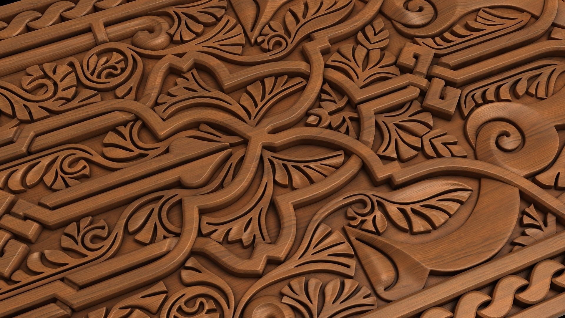 arabic ornament  1 3D model_2