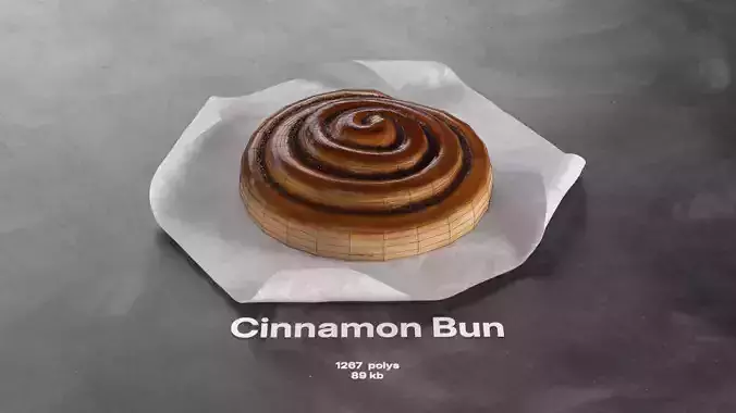 Baked Goods and Pastries Collection 01 3D Model Pack 6