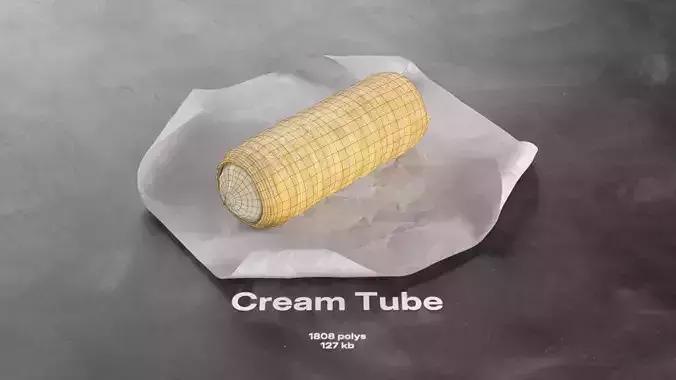 Baked Goods and Pastries Collection 01 3D Model Pack 7