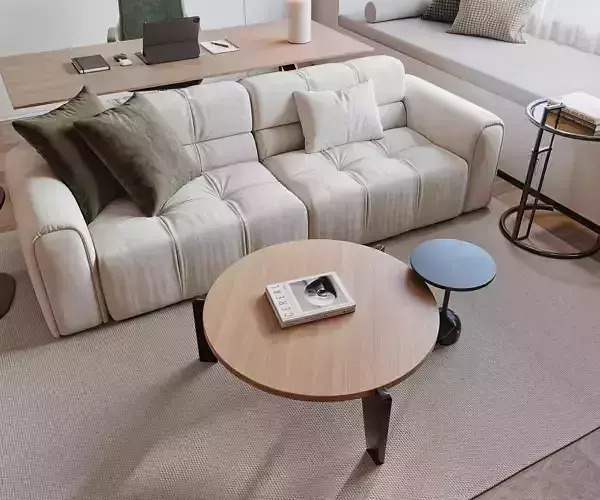 Interior Scene Japandi - 3d Model - Lighting