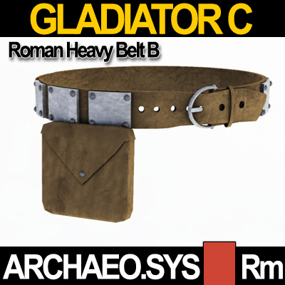 Roman Gladiator Referee Props Poser Daz 3D model_6