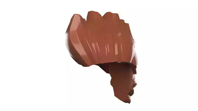 Custom3Dprint Minifigure Accessory - Minifigure Hair S2 - 133