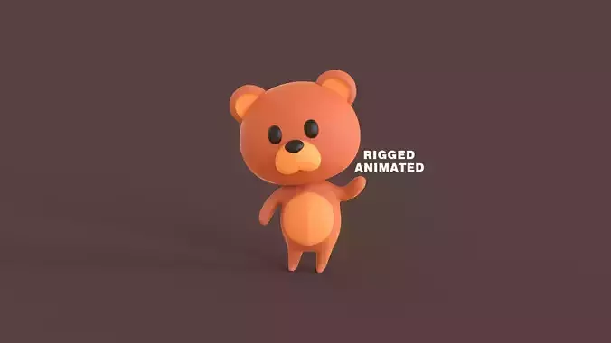 Little Funny Bear Animated