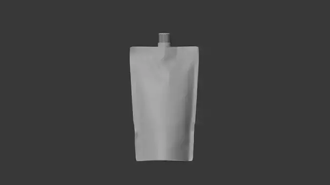 Ketchup Pouch Model Mockup