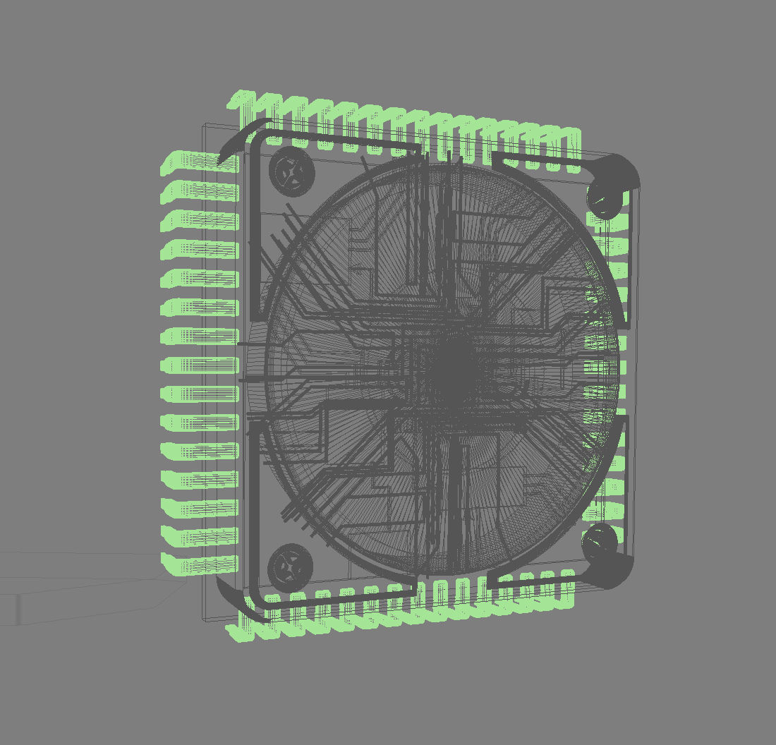 Central computer processors CPU 3D model 3D model_5