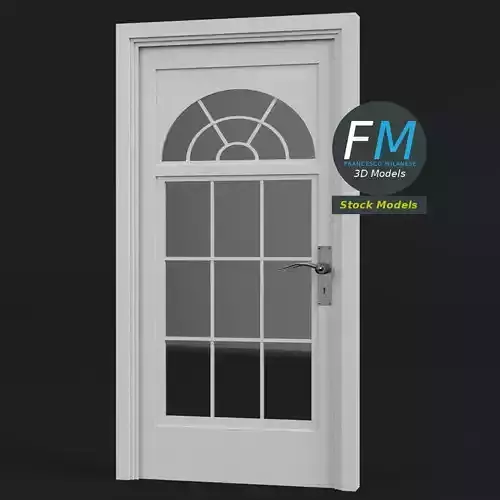 Half Moon casement window door