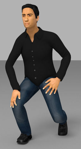 Regular guy 3D model