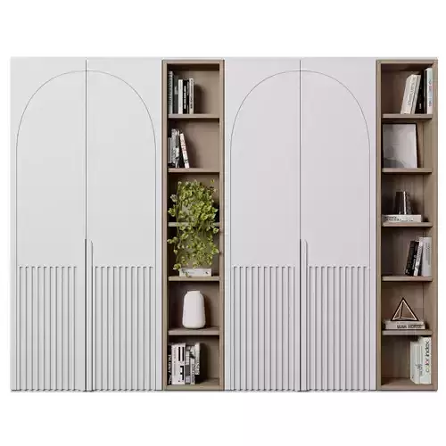 Cabinet with shelves 53