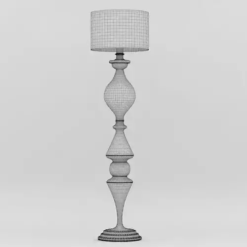 torchiere 1 floor lamp 3D model