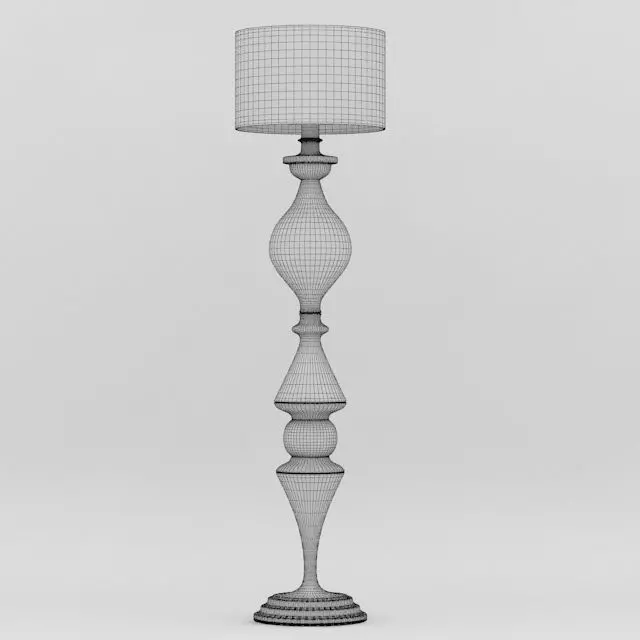 torchiere 1 floor lamp 3D model_0