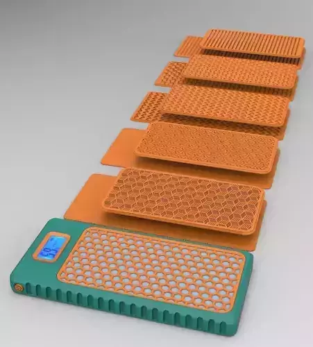 Power Bank 10K mah With All inter changeable Face design