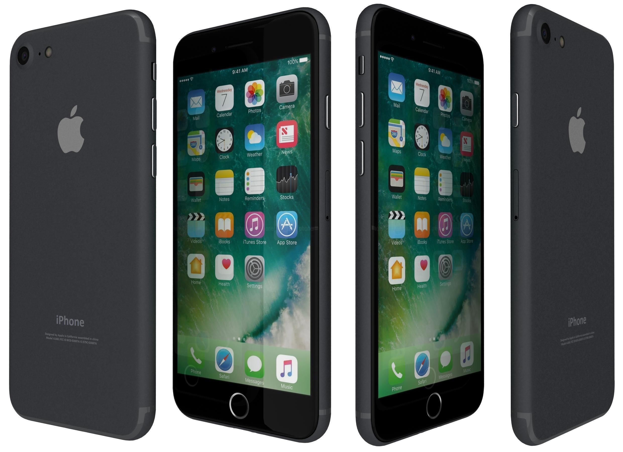 Apple iPhone 7 All Colors 3D model_6