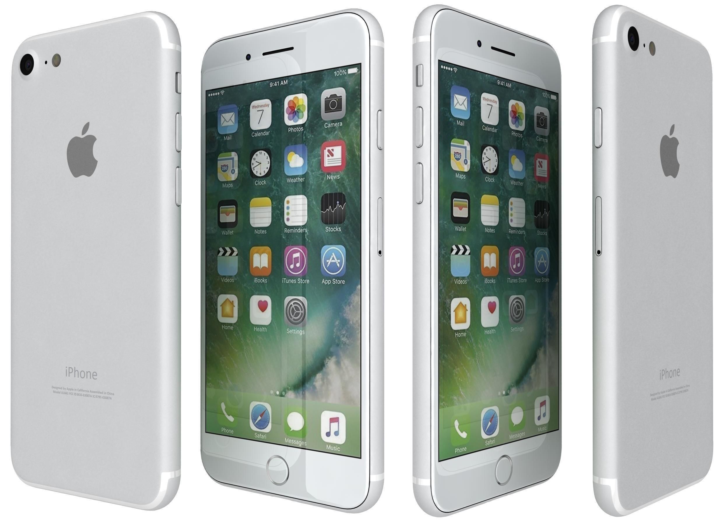 Apple iPhone 7 All Colors 3D model_7