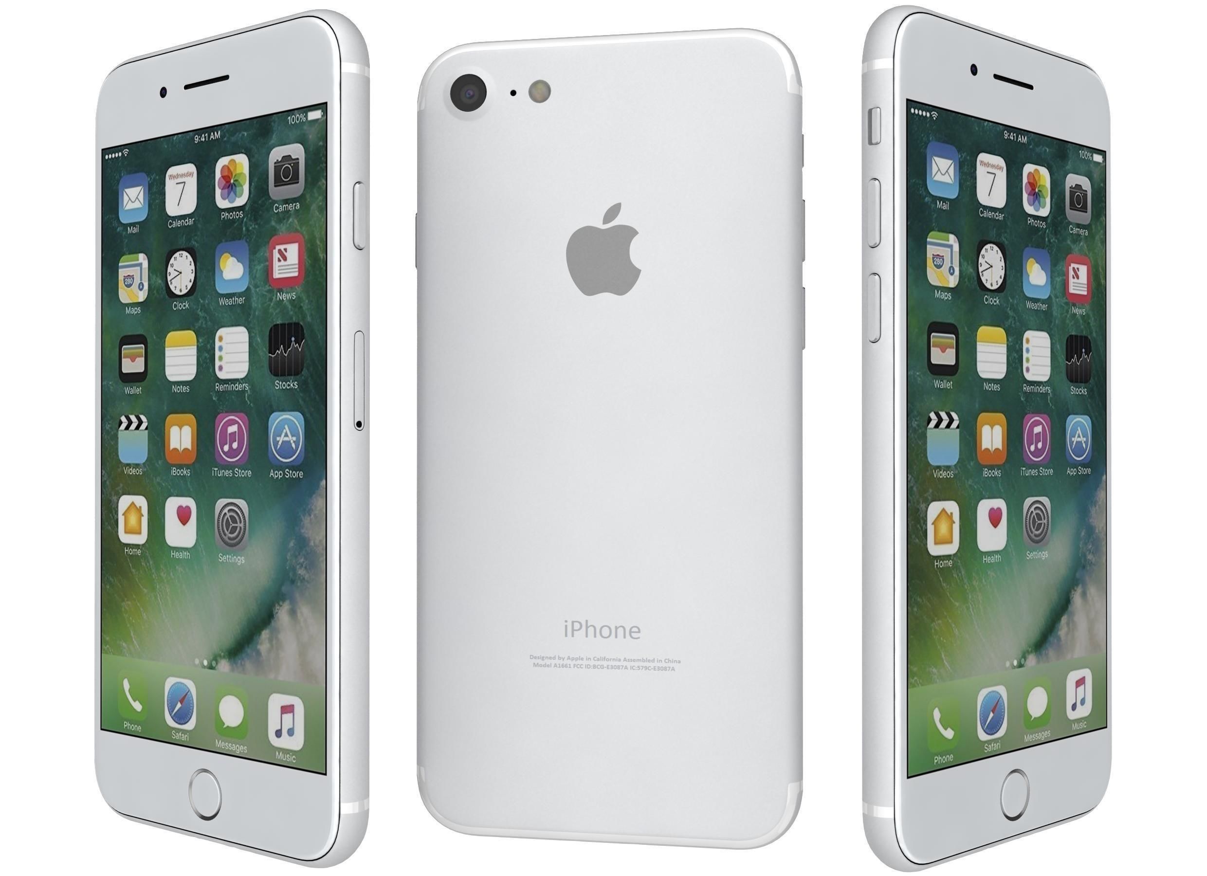 Apple iPhone 7 All Colors 3D model_2